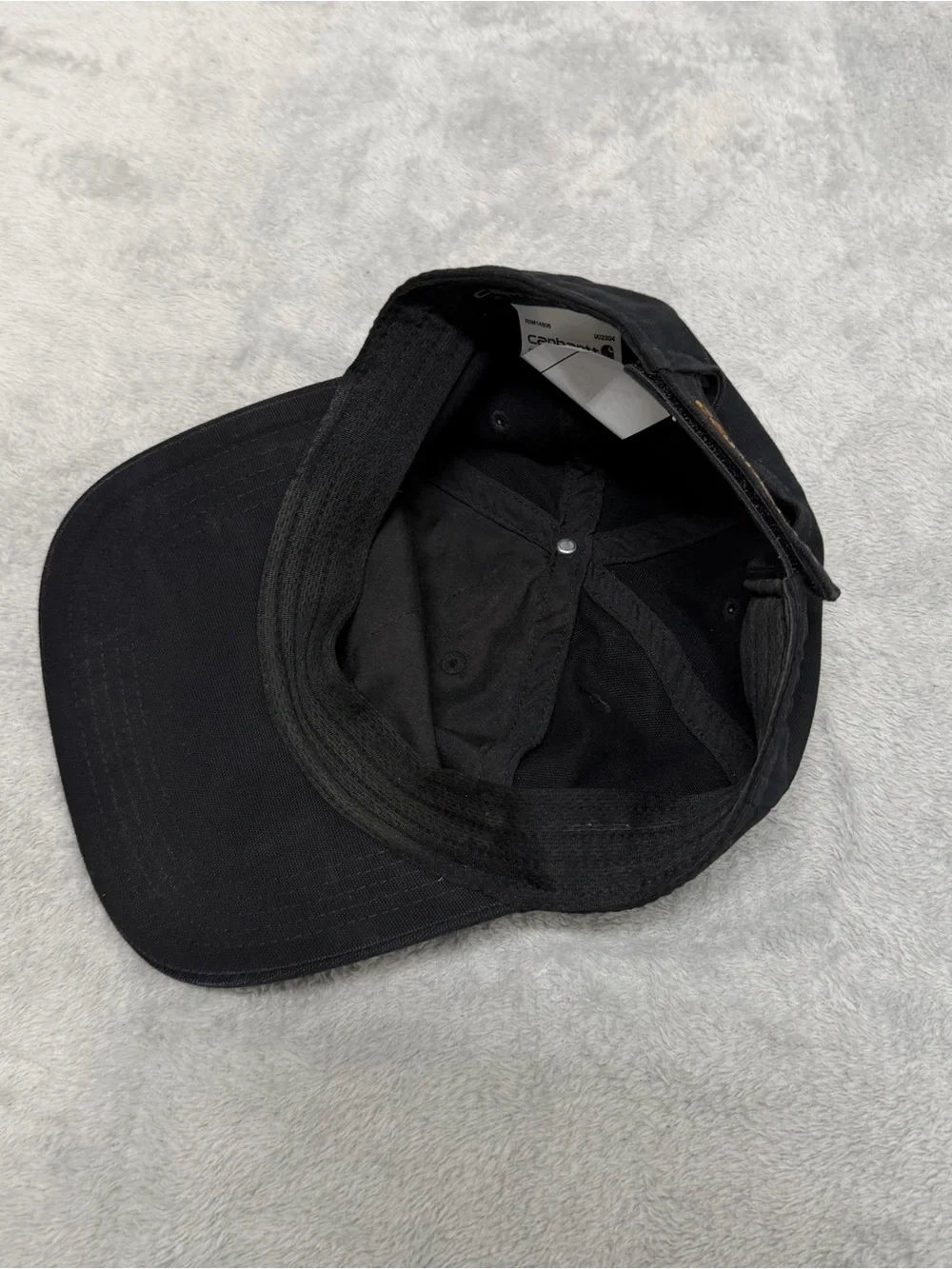 Carhartt Odessa Hat Mens One Size Black Cotton Canvas Baseball Cap 100289